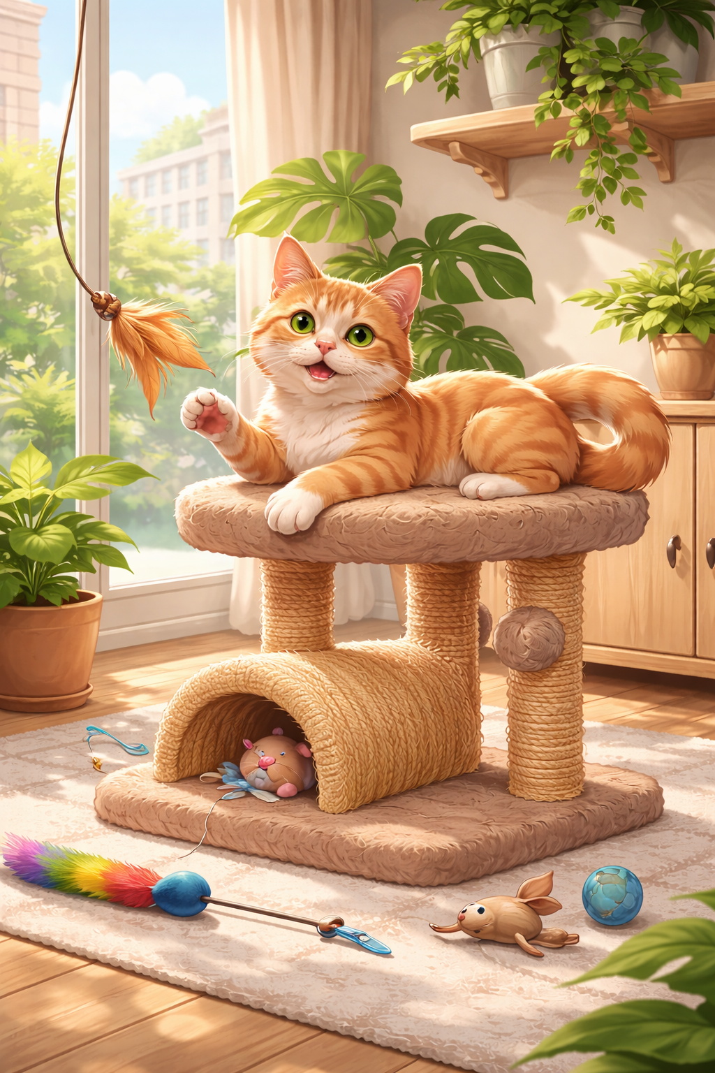 How to Keep Indoor Cats Entertained Without Destroying Furniture