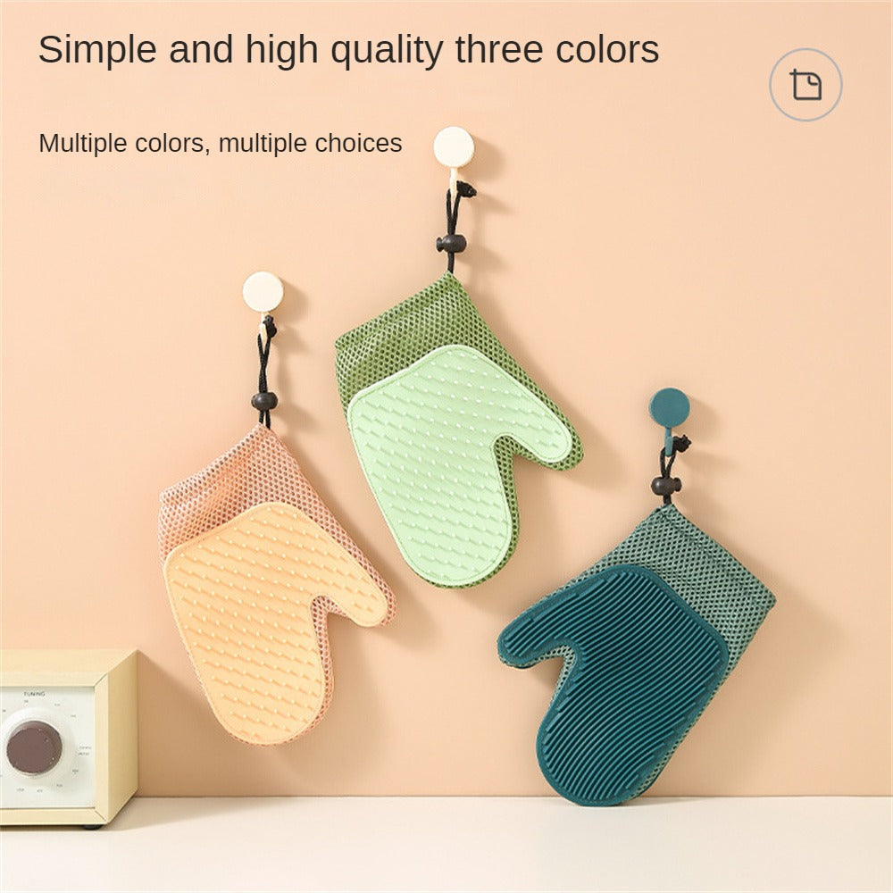 Gentle Pet Fur Remover Glove for Daily Grooming