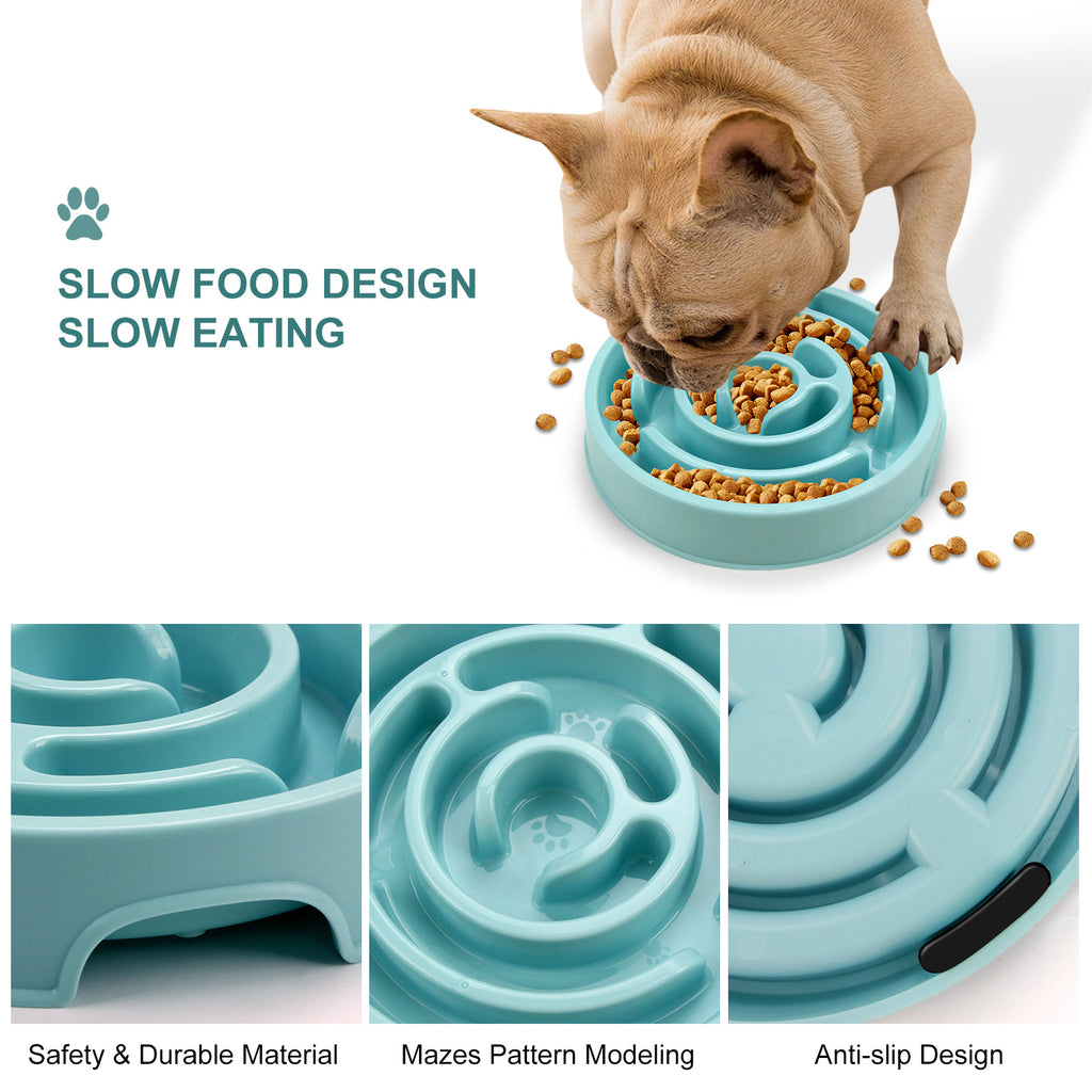 Cute Silicone Slow Feeder Bowl for Happy Dogs