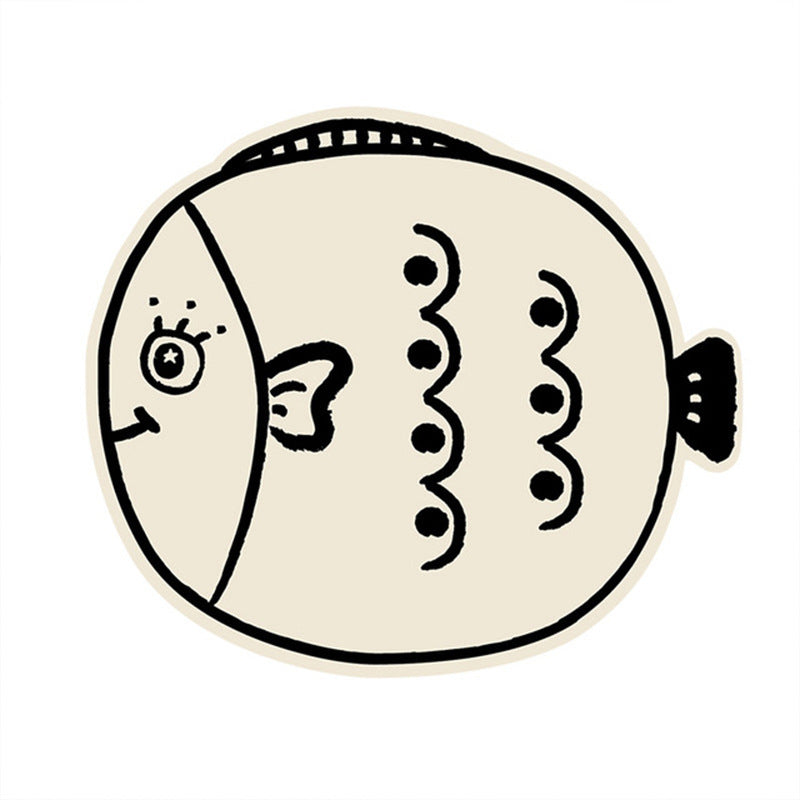 Cartoon Fish Pet Cooling Mat for Summer Comfort