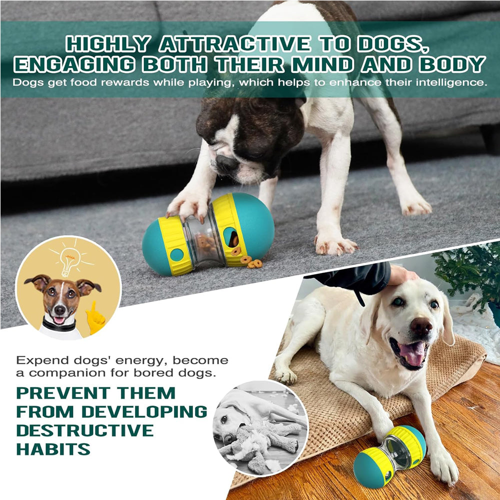 Dog Puzzle Toy for Mental Stimulation and Feeding
