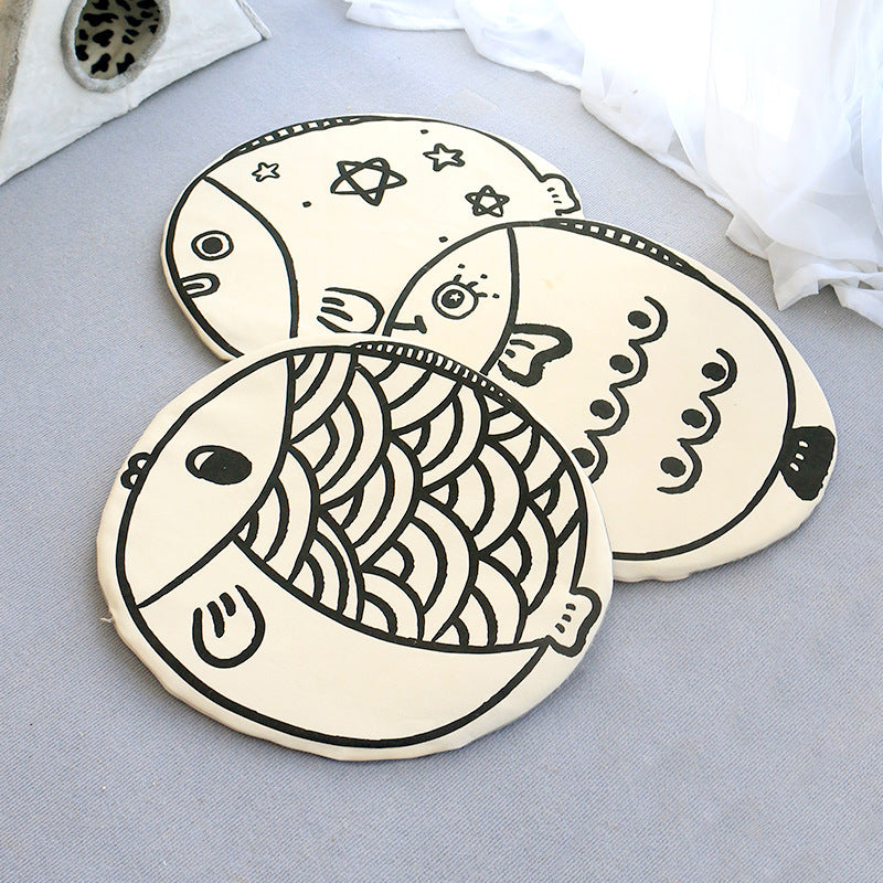 Cartoon Fish Pet Cooling Mat for Summer Comfort