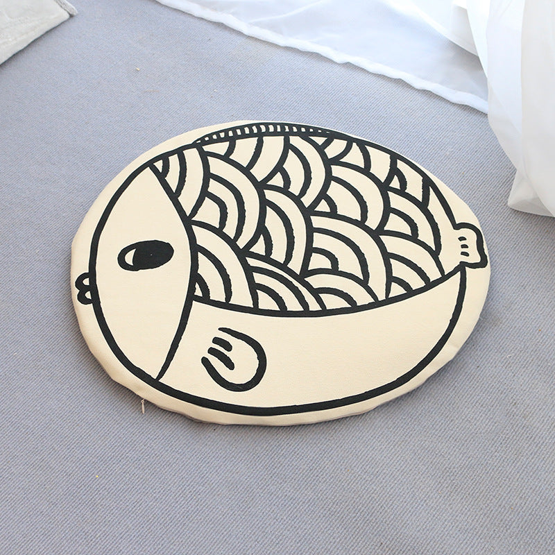 Cartoon Fish Pet Cooling Mat for Summer Comfort