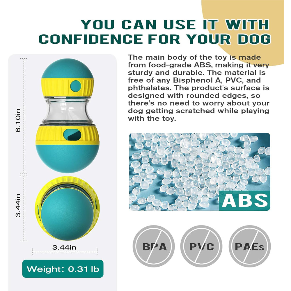 Dog Puzzle Toy for Mental Stimulation and Feeding