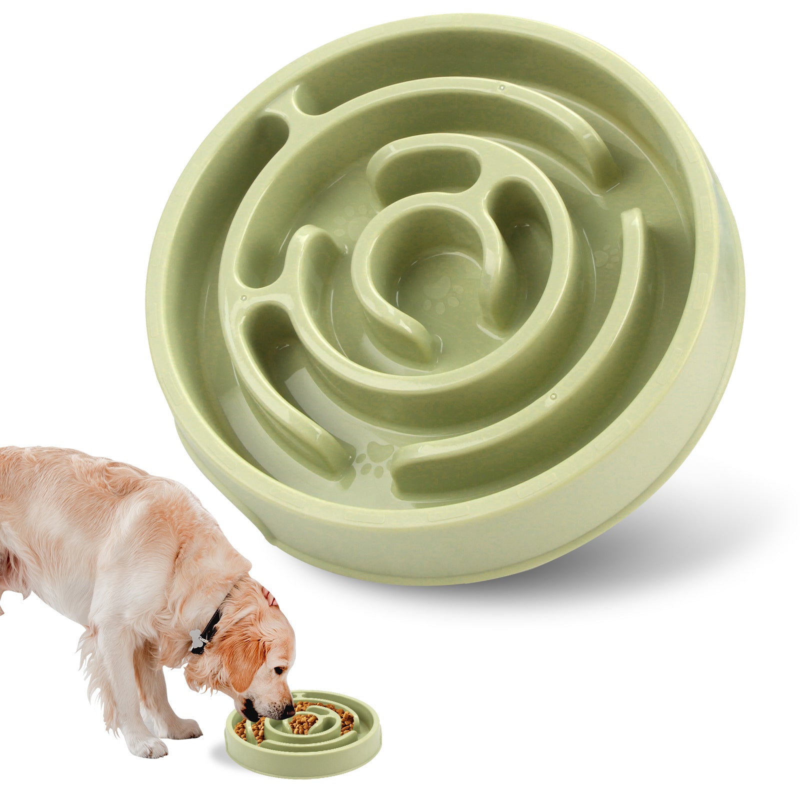 Cute Silicone Slow Feeder Bowl for Happy Dogs