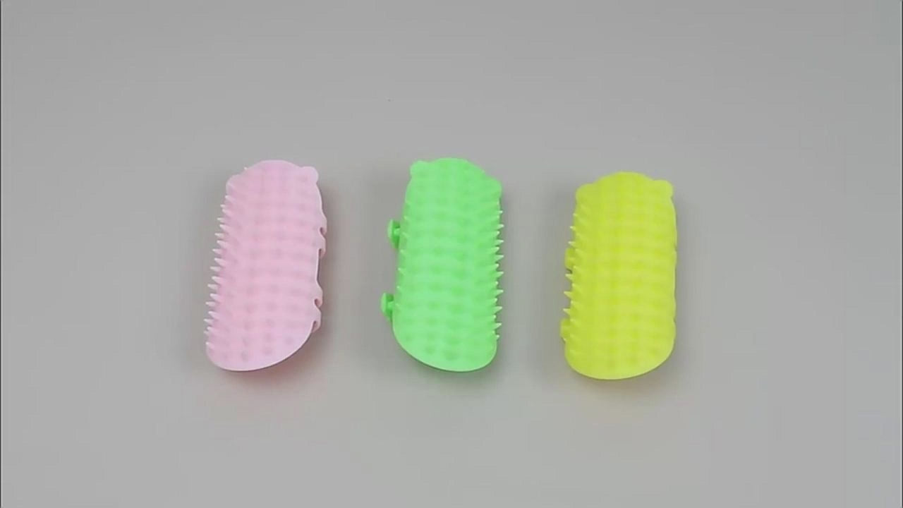 Self-Grooming Cat Scratcher Brush for Fur Control